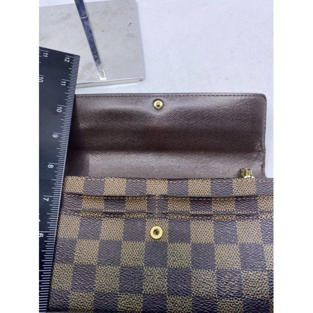 Louis Vuitton Brown Sarah De Large Canvas Travel Ca2057 Wallet - Picture 8 of 8